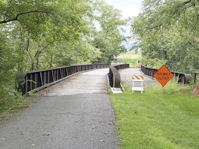 Timeframe unclear for repair of Dilling Bridge on Lower Trail